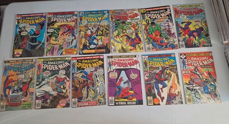 Amazing spiderman bronze age comic book lot