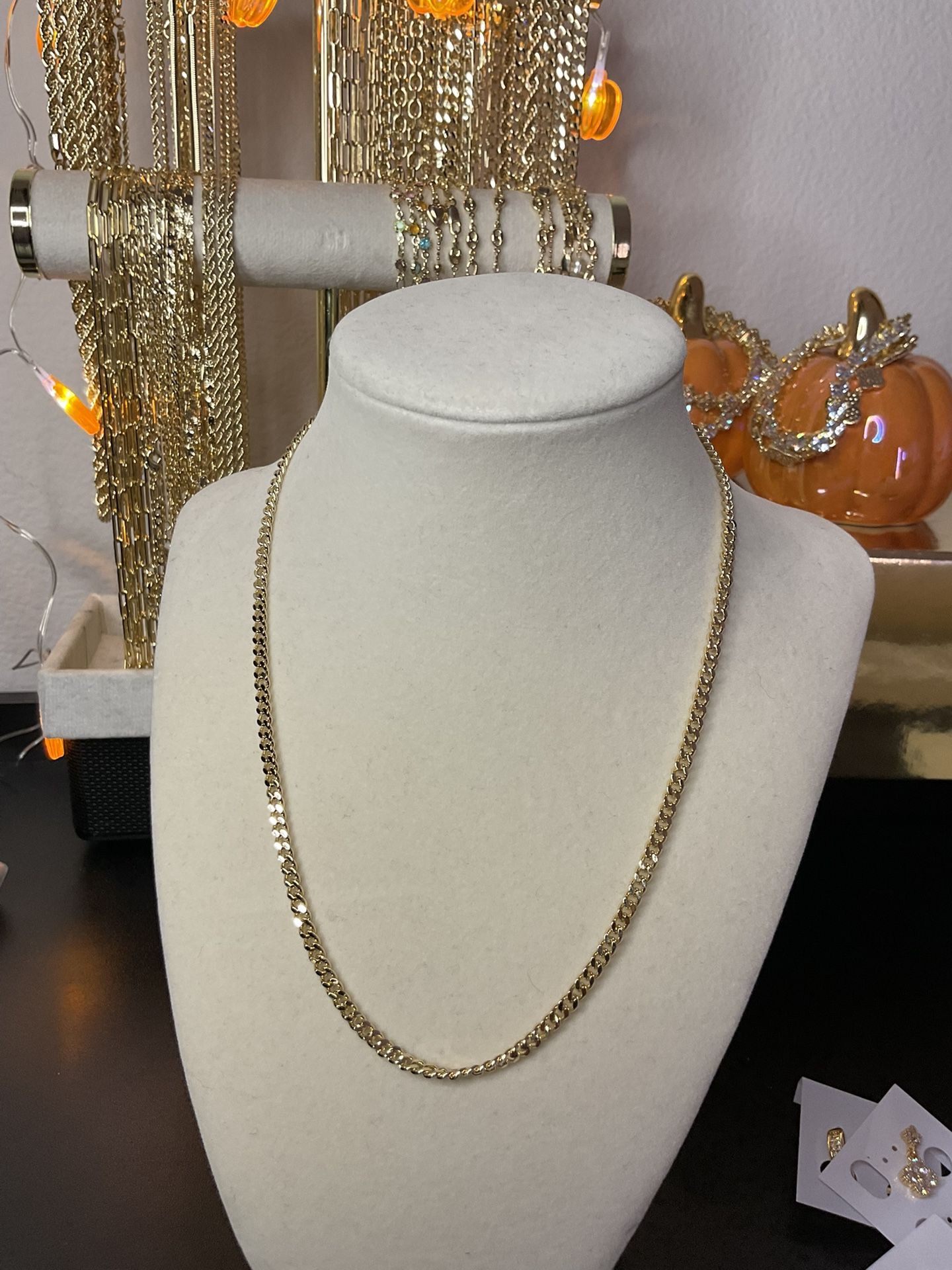 18” Gold Filled 3.5mm Cuban Chain