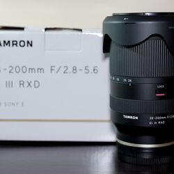 Tamron 28-200mm f/2.8-5.6 Lens for Sony E