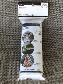 Crafting Plaster Cloth - Landscaping & Crafts