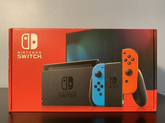 Nintendo Switch V2 Blue/Red Neon
