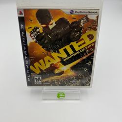 Wanted: Weapons of Fate (Sony PlayStation 3 PS3, 2009)