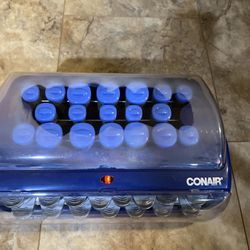 Conair HS32 Hair Setter * Instant Heat Flocked Rollers & Heated Clips - Features: Curl Innovations 