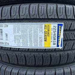 GOODYEAR TIRES 225/45/18.