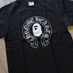 Bape X Chrome Hearts T Shirt Brand New
