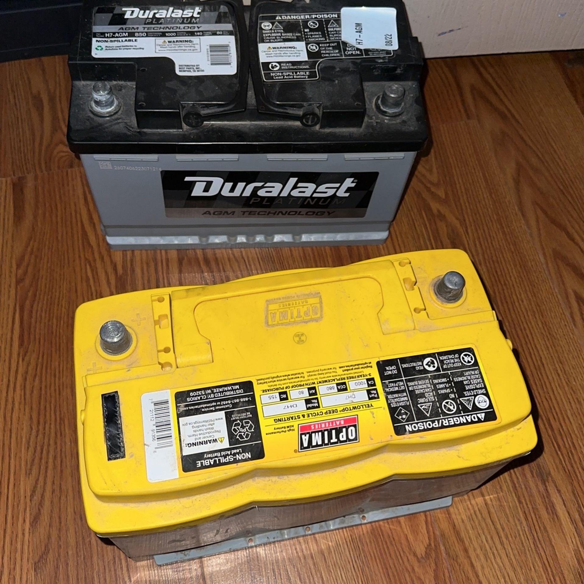 2 Batteries For Sale Agm for Sale in El Paso, TX OfferUp