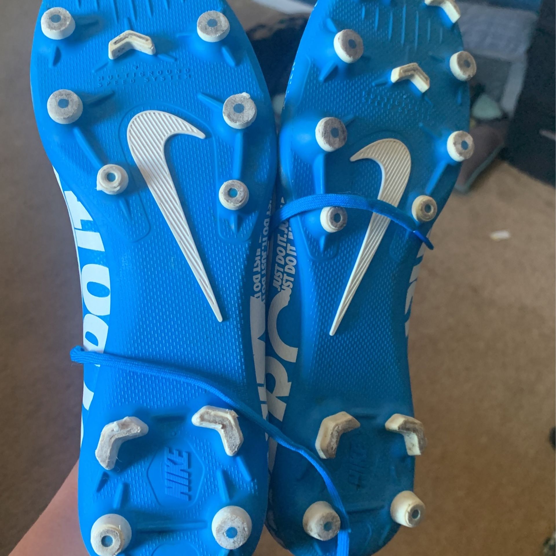 Nike Blue Women Soccer Cleats for Sale in Moreno Valley, CA - OfferUp