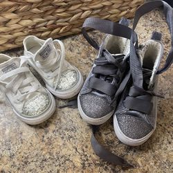 Toddler Girls Converse And Cat And Jack Sneakers 