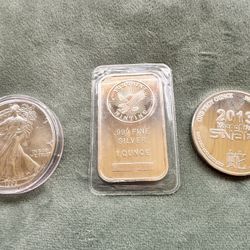 3 Ounces Of .9999 Silver