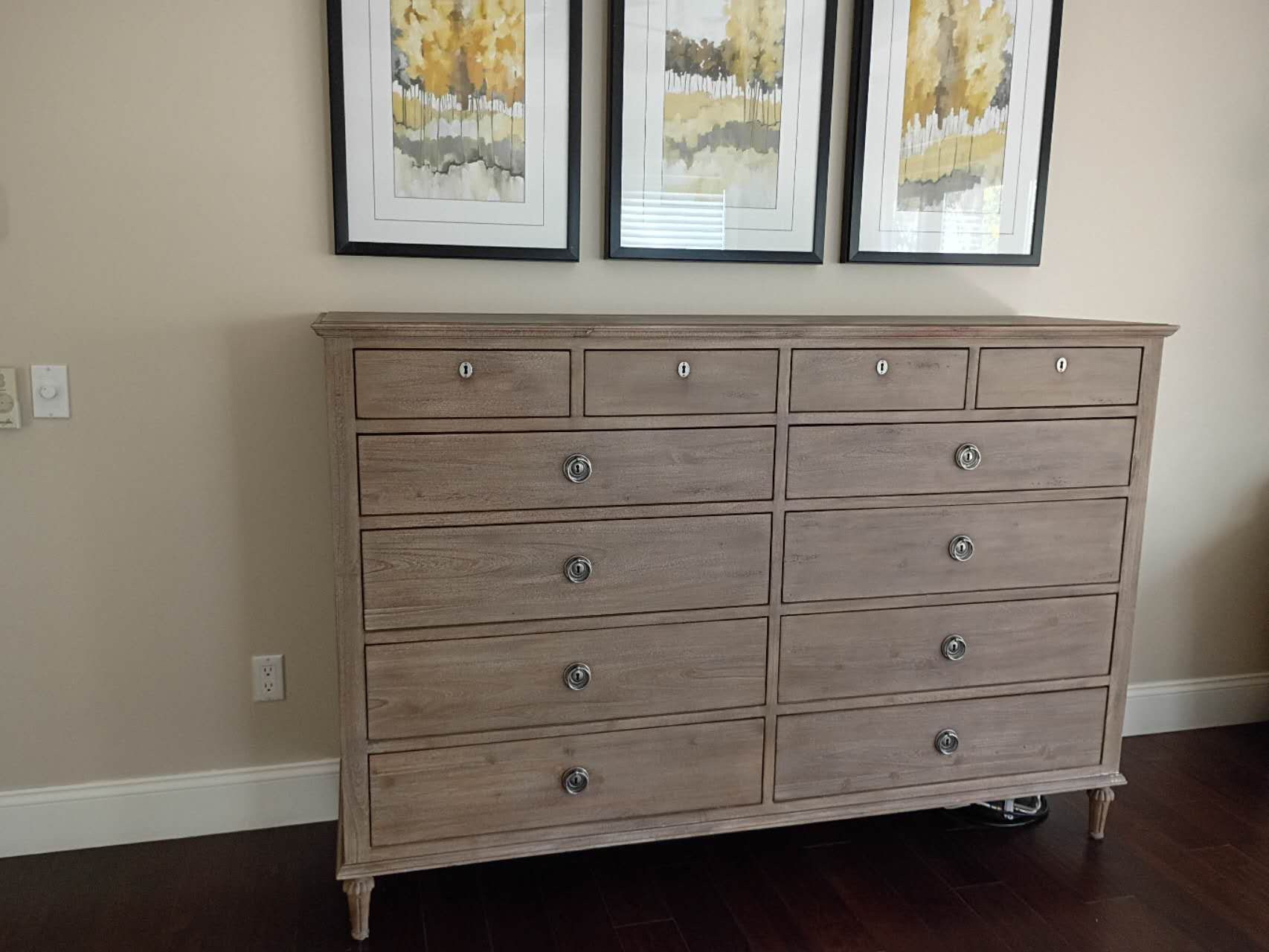 Ether Allen Weather Grey Finish 12 -Drawer Dresser