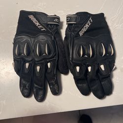 Used Motorcycle Gloves Size Large
