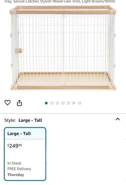 Large Tall Wire Dog Crate