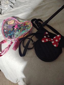 Minnie Mouse Purse And Backpack 
