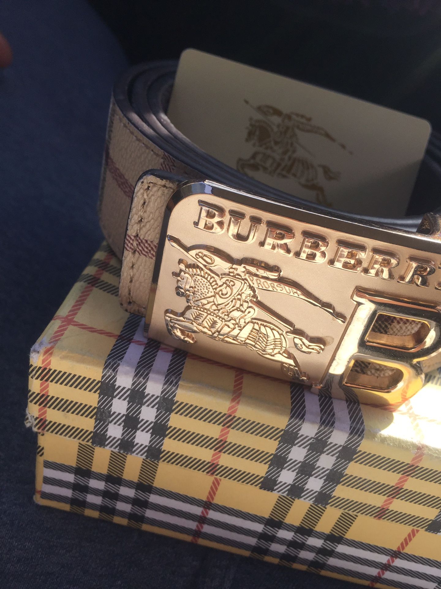 BURBERRY BELT