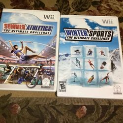 The Ultimate Challenge summer Athletics and Winter sports for the Nintendo Wii