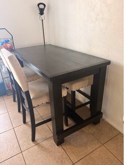 Wooden dinning table