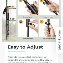 Hiking/Trekking Carbon Poles