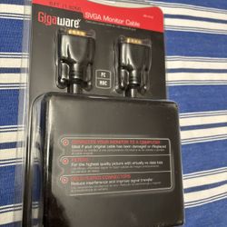Gig aware 6ft sVGA Monitor Cable