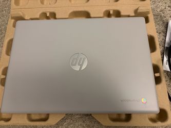 HP chrome laptop