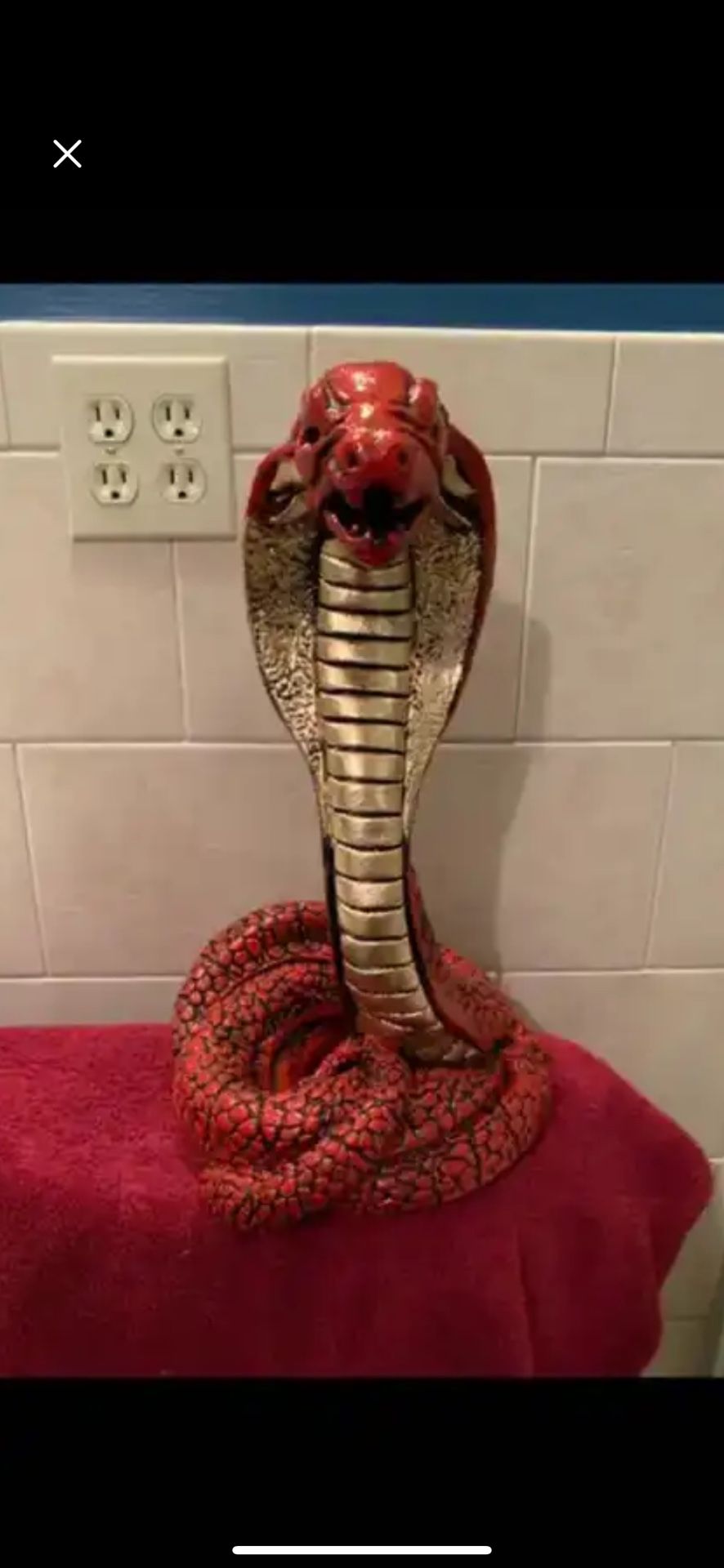 Large Cobra Statue