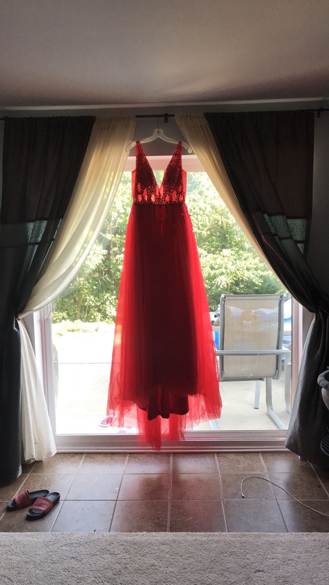 Prom dress (red)
