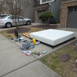 Free King Mattress And Frame, Tools, Kitchen Stuff Etc