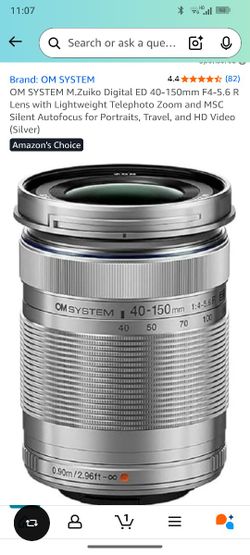 M. Zuiko Olympus Digital Camera Lens