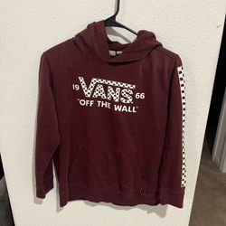 Vintage Vans Off The Wall Sweater Hoodie Kids Large 