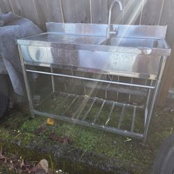 Stainless Steel Sink For Shop Or Patio 