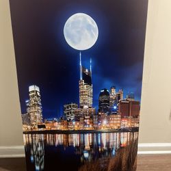 Nashville Skyline Painting