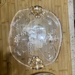 Crystal Cheese Serving tray 