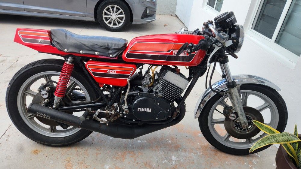 1976 RD 400 Cafe Racer Trade For Minivan or work Van for Sale in Dania ...