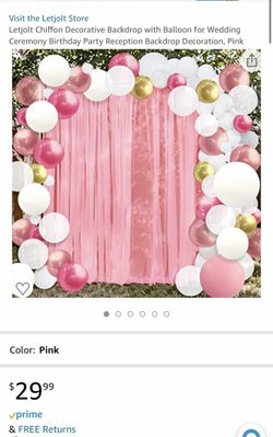Backdrop And Balloon Garland Kit