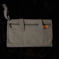 Infant Grey Portable Diaper Changing Pad
