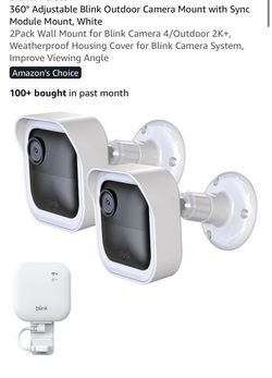 Blink Outdoor Camera Wall Mount 2-Pack White