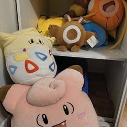 Assorted Pokemon Plushies 