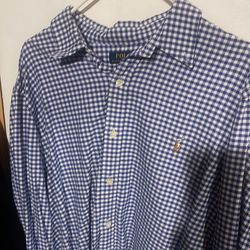 Polo ralph button down shirt xl