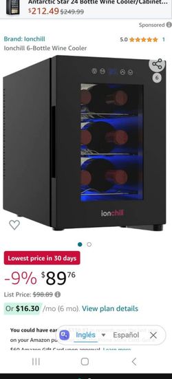 Ionchill 6-Bottle Wine Cooler