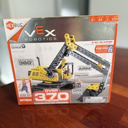 HEXBUG VEX Robotics Excavator Construction Kit - 370+ Pieces - STEM Building Set