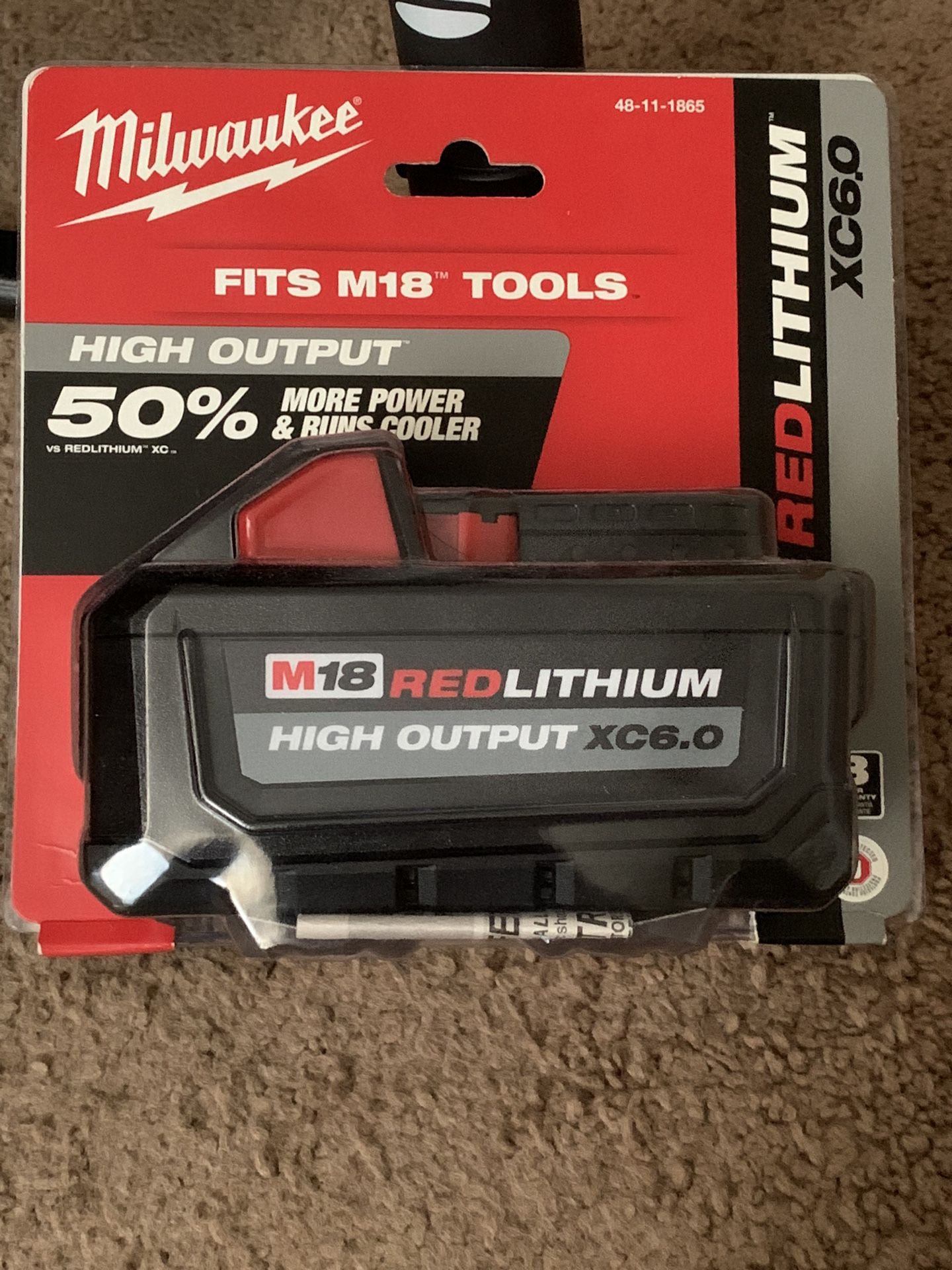 Brand New Sealed Milwaukee M18 High Output XC 6.0