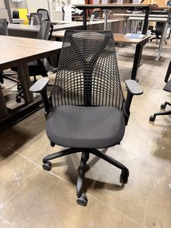 Herman Miller Sayl In Black Fabric