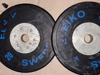 Vintage eleiko weight plates