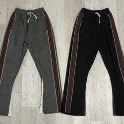 2 Pairs / Flared Sweatpants Men Size (S)