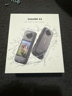 Insta360 X4 with 512gb sd card