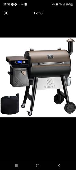 Z GRILLS 8-in-1 Electric Wood Pellet Grill & Smoker, PID V3.0,7002C
697 in sq cooking area, LCD Disp