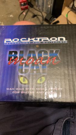 Rocktron Black Cat Wah With Moan Effect Pedal