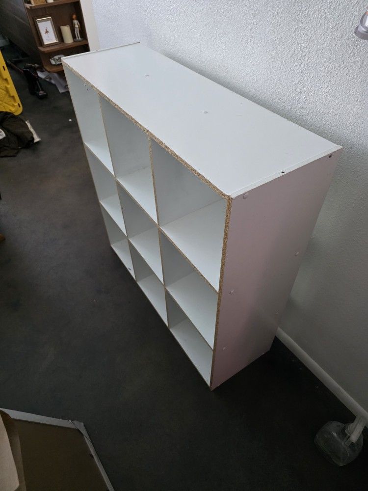 White Storage Shelving Preassembled