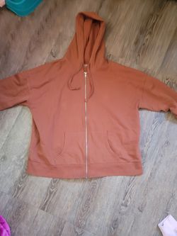 Brown Zip Up Jacket