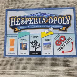 Hesperia-Opoly Game Celebrating Hesperia California