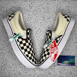 Vans Checkerboard Slip On Cumfycush 8.5 Men